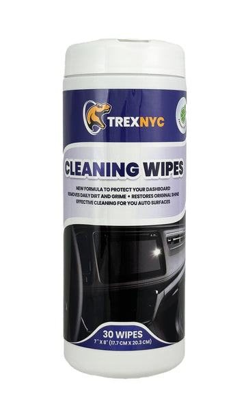 TrexNYC Leather Wipes - Interior Car Wipes, All-In-One Car Wipes
