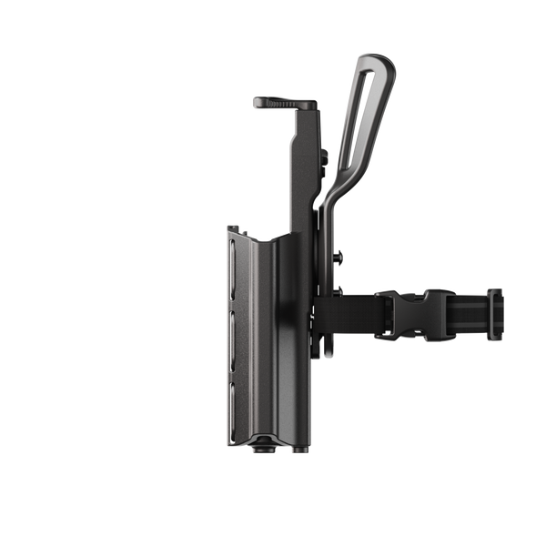 ORPAZ T41 Level 2 Universal Adjustable Holster, Magnetic + Mechanical Retention, Optics Ready OWB Polymer Duty Holster, Made in Israel Low Ride Pro