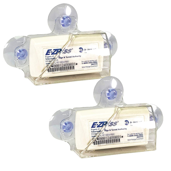 T-Rex EZ Pass/I-Pass Holder for Car, Holds Tightly to Your Car Windshield with 3 Suction Cups, Clear