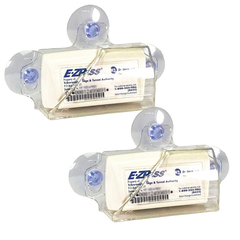 T-Rex EZ Pass/I-Pass Holder for Car, Holds Tightly to Your Car Windshield with 3 Suction Cups, Clear
