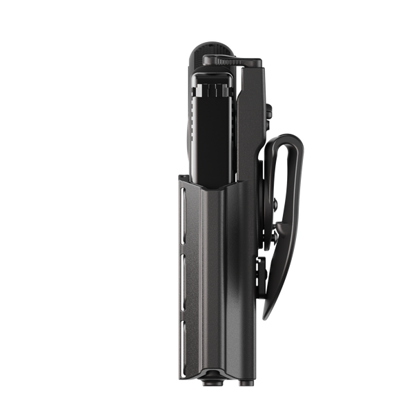 ORPAZ T41 Level 2 Universal Adjustable Holster, Magnetic + Mechanical Retention, Optics Ready OWB Polymer Duty Holster, Made in Israel Paddle