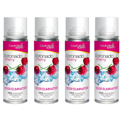 California Scents 3 oz. Fogger Odor Eliminator, Coronado Cherry, 4 Pack