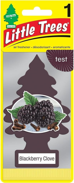 Little Trees Hanging Car and Home Air Freshener, Blackberry Clove