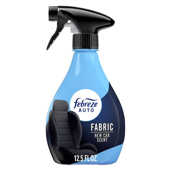 Febreze Fabric AUTO Car Spray Air Freshener, Odor Fighting, New Car, 12.5 fl oz, 6 Packs
