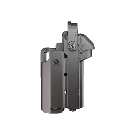 Orpaz T40 Pro G45 LH Duty Holster with Large Light Holster Compatible with Glock 45 Pistol Holder with Laser Mounted Light and Optics with Belt Loop