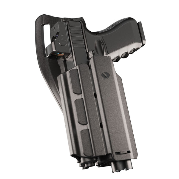 Orpaz T40 G45 Holster with Light compatible with Glock 45 Holster with Light, Left Handed Large Pistol Lights, Low-Ride Attachment