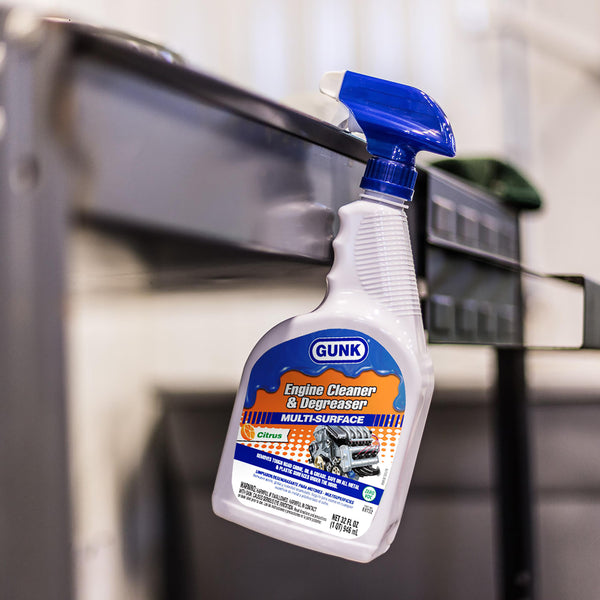 Gunk EBT32 Engine Cleaner & Degreaser Trigger Spray, 32 Oz