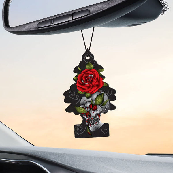 Little Trees Hanging Car Air Freshener, Rose Thorn, 2-Pack
