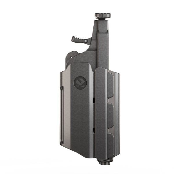 Orpaz G45 Light Bearing Holster Compatible with Glock 45 Holster with Light/Laser/Sight/Optics (Medium Pistol Lights, MOLLE Attachment)