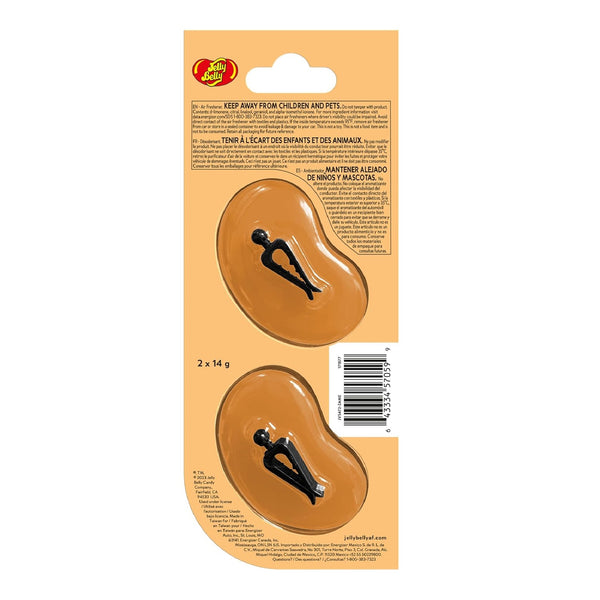 Jelly Belly Car Vent Air Freshener Pack w/2 Vent Clips, Pink Grapefruit