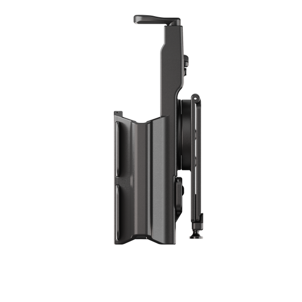 ORPAZ T41 Universal Adjustable Holster, Thumb Release Retention, Optics Ready OWB Polymer Holster, Made in Israel Molle Pro