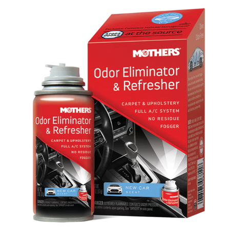 Mothers Odor Eliminator & Refresher, New Car Scent, 2 Oz