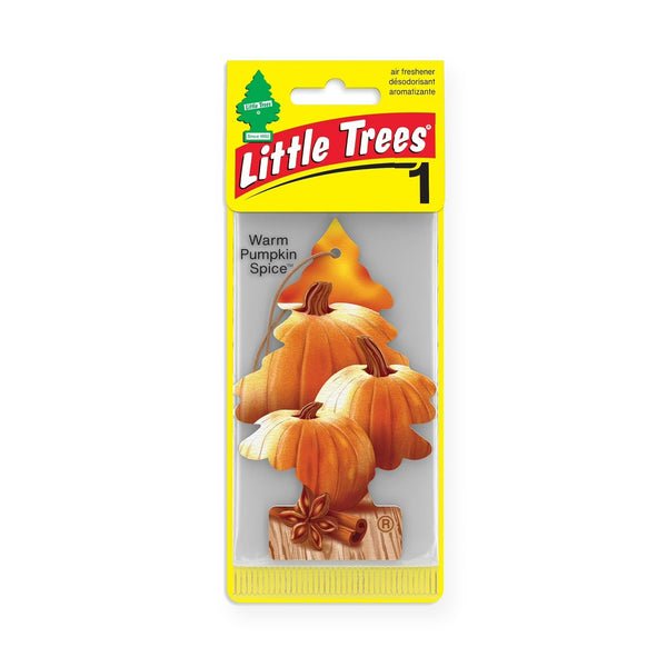 Little Trees Hanging Car Air Freshener, Warm Pumpkin Spice, 1-Pack
