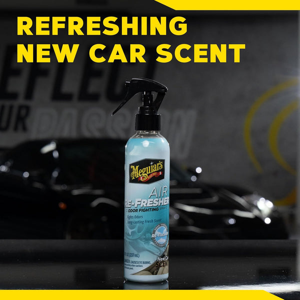 Meguiar's Air Re-Fresher Odor Fighting Spray, Long-Lasting New Car Scent, 8 Oz