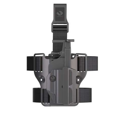 Orpaz CZ 75 Holster Sights and Optics Compatible, Adjustable and Modular OWB Holster, Drop-Leg