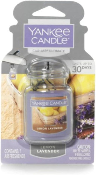 Yankee Candle Jar Ultimate Odor Neutralizing Air Freshener, Lemon Lavender, 4 Pack