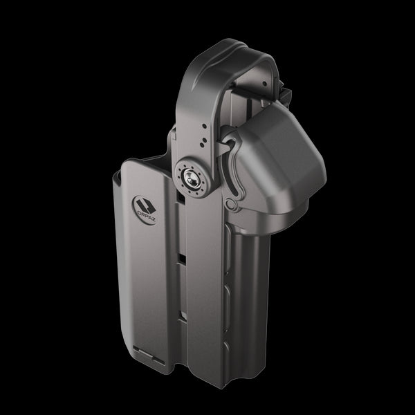 Orpaz T40 Light-Bearing Holster – Left Handed Universal OWB Tactical Holster, Level 2 & Level 3 Security, Compatible w/Most Pistol Lights, Optics-Ready, Adjustable, Fits Most Pistols Low-Ride Pro - Pro Large