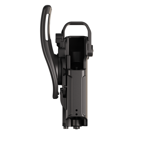 Orpaz T40 Pro G19 Duty Holster with Medium Light Holster Compatible with Glock 19 Pistol Holder with Laser Mounted Light and Optics with Low Ride