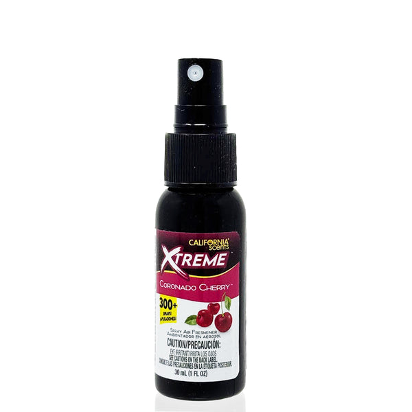 California Scents Xtreme 1 oz. Spray Air Freshener, Coronado Cherry, 2 Packs