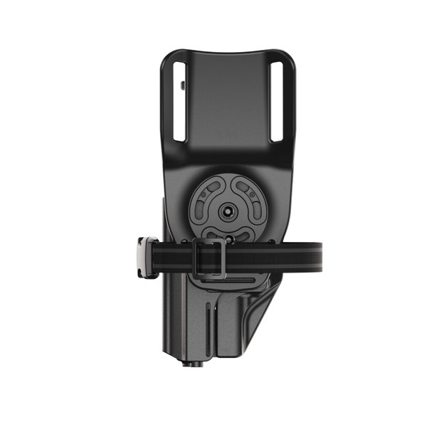 ORPAZ T41 Level 2 Universal Adjustable Holster, Magnetic + Mechanical Retention, Optics Ready OWB Polymer Duty Holster, Made in Israel Low Ride Pro