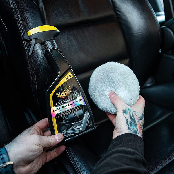 Meguiar's Ultimate Leather Detailer – Cleans, Conditions & Protects Car Leather, 16 oz