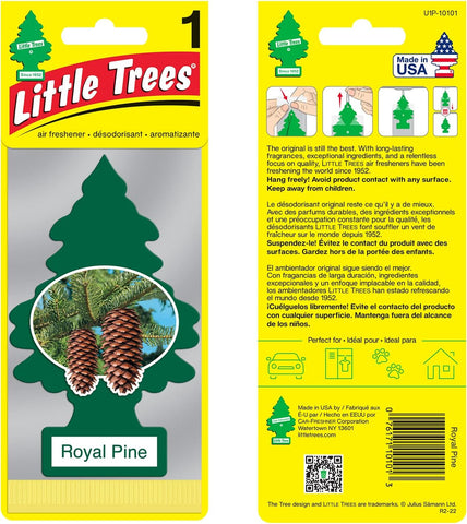 Little Trees Hanging Car and Home Air Freshener, Royal Pine Scent