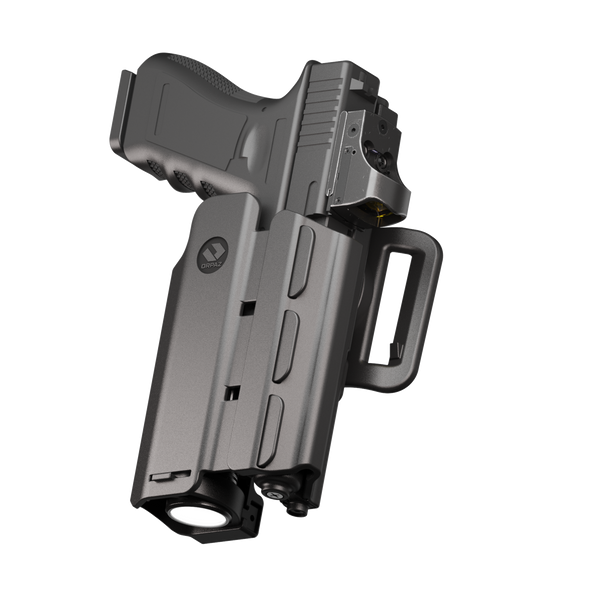 Orpaz T40 Light-Bearing Holster – Universal OWB Tactical Holster, Level 2 & Level 3 Security, Compatible w/Most Pistol Lights, Optics-Ready, Adjustable, Fits Most Pistols Belt-Loop Large