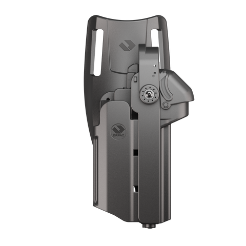 Orpaz T40 Pro G17 Duty Holster with Medium Light Holster Compatible with Glock 17 Pistol Holder with Laser Mounted Light and Optics with Low Ride