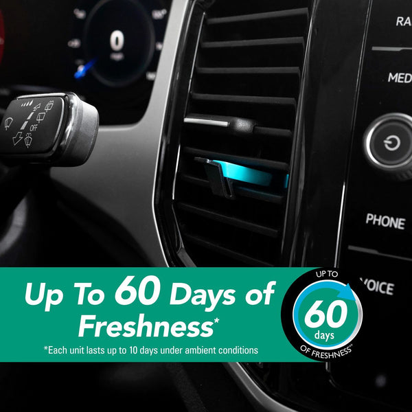 Refresh Car & Home Vent Sticks Air Freshener & Odor Eliminator, Summer Breeze/Alpine Meadow 6 Sticks