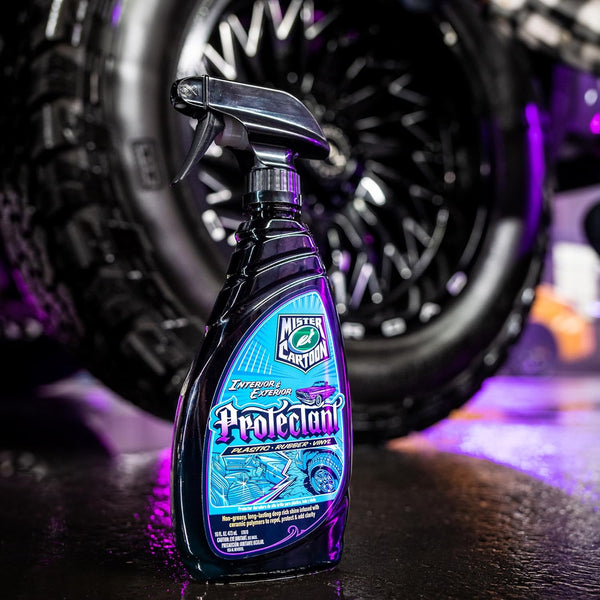 Turtle Wax X Mister Cartoon Interior and Exterior Protectant, Fast Drying Formula, for Dashboards, Tires, Trim, Plastics, Rubber and More, UV Protection, Great for Cars, Trucks and RV's, 16 oz.