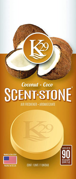 K29 Coconut Stone Air Freshener, Environmentally Safe and Long-lasting Fragrance