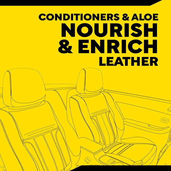 Meguiar's Gold Class Rich Leather 3-in-1 Spray, 15.2 oz – Cleans, Conditions & Protects Leather with UV Shield, Non-Greasy Finish, 6 Packs