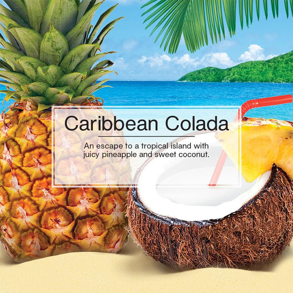 Little Trees Hanging Car Air Freshener, Caribbean Colada, 2-Pack