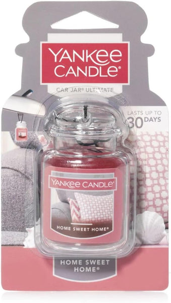 Yankee Candle Car Jar Ultimate Hanging Air Freshener Up To 30 Days, Home Sweet Home
