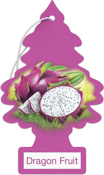 Little Trees Hanging Car Air Freshener, Dragon Fruit, 2-Pack