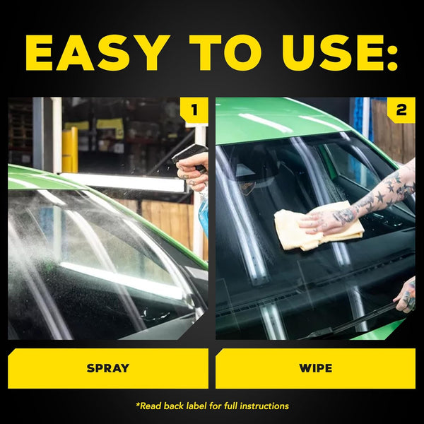 Meguiar's Perfect Clarity Glass Cleaner, Keep Windows, Windshields, and Mirrors Gleaming using a Premium Anti-Hazing Formula that Leaves a Superior Streak Free Finish, 24 Oz.