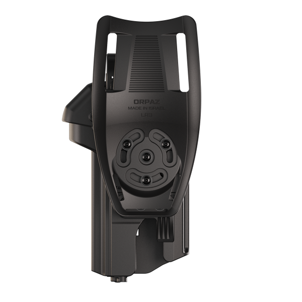 Orpaz T40 Pro G19 LH Duty Holster with Medium Light Holster Compatible with Glock 19 Pistol Holder with Laser Mounted Light and Optics with Low Ride