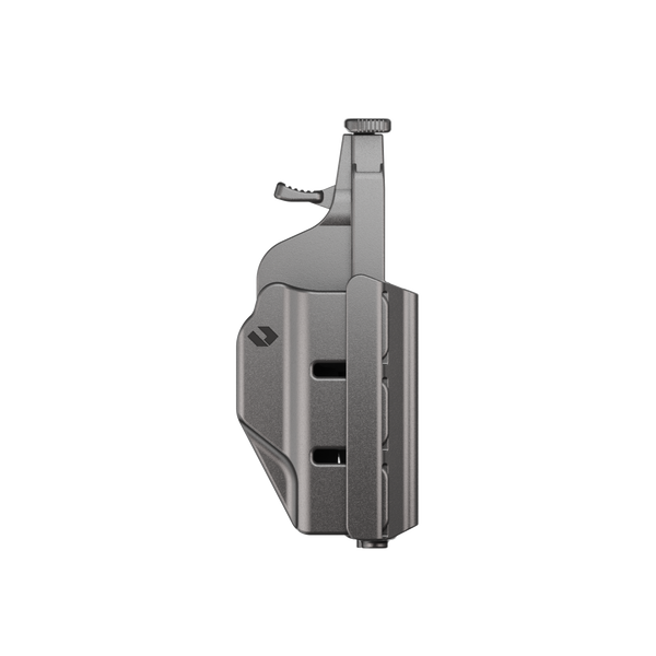 ORPAZ T41 Level 2 Universal Adjustable Holster, Magnetic + Mechanical Retention, Optics Ready OWB Polymer Duty Holster, Made in Israel ClipLock