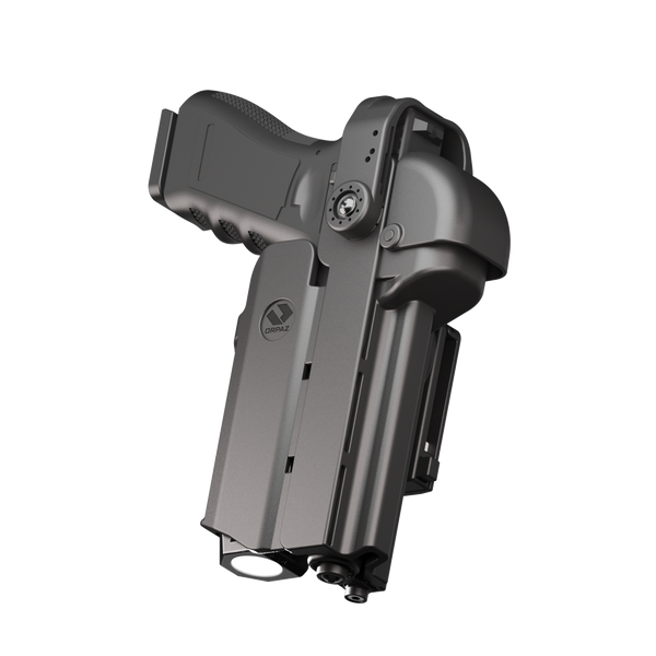 Orpaz T40 Sig P320 Light-Bearing Holster – Left Handed OWB Tactical Holster, Level 2 & Level 3 Security, Compatible with Sig Sauer P320, Fits Most Pistol Lights, Optics-Ready, Adjustable T40 Pro Magnetic Medium Cliplock