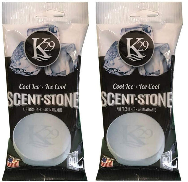 K29 Cool Ice Stone Air Freshener, Environmentally Safe and Long-lasting Fragrance, 2 Packs