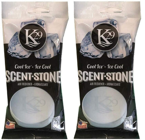 K29 Cool Ice Stone Air Freshener, Environmentally Safe and Long-lasting Fragrance, 2 Packs