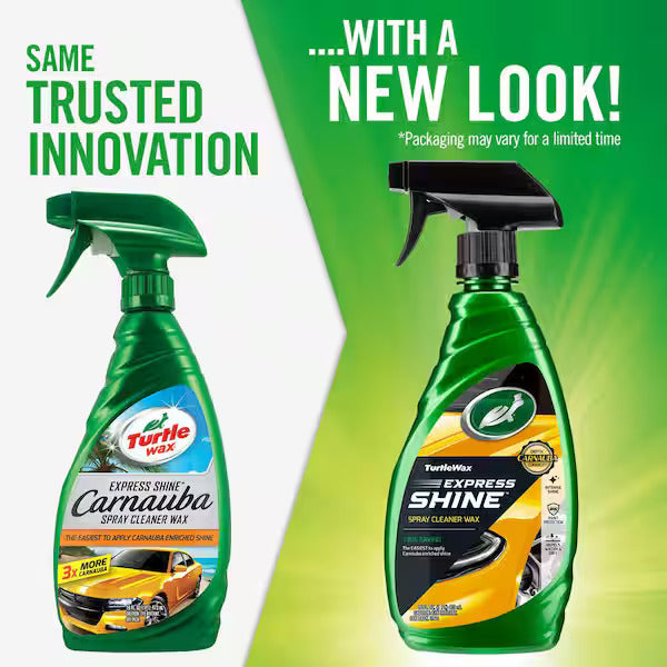 Turtle Wax Express Shine Carnauba Spray Cleaner Wax - 16 oz. Trigger Spray (T-136R)