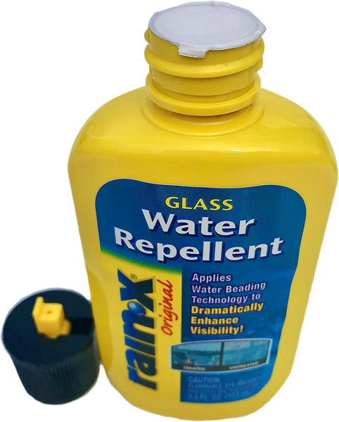 Rain-X Car Glass Water Repellent Repels Rain Sleet Snow Improves Wet Weather Driving Visibility 3.5oz, 2 Packs