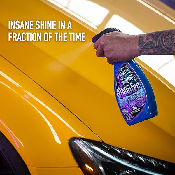 Turtle Wax X Mister Cartoon Quick Detailer Spray, Waterless Cleaning, Long Lasting Ceramic Protection, Safe on All Exterior Surfaces, Wraps, and PPF, for Cars, Trucks, RV's and More, 23 oz.