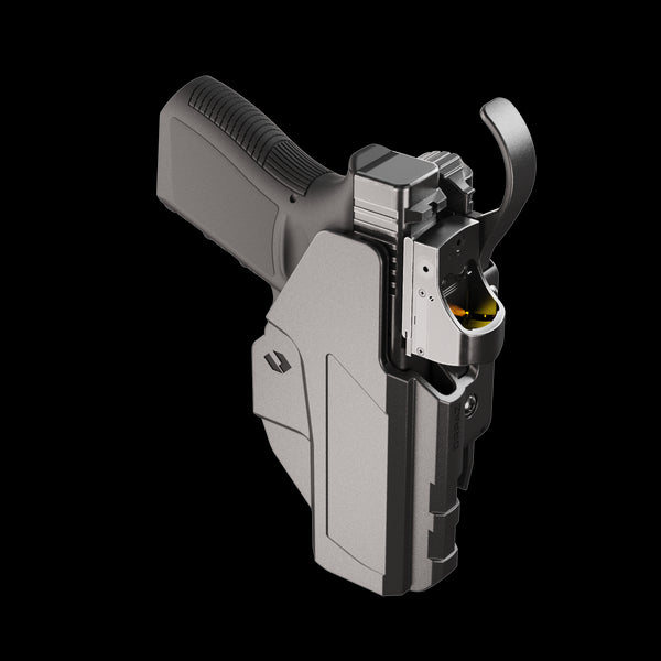 Orpaz Sigma G31/G37 Duty Holster – Compatible with Glock 31/37 Holster - OWB Tactical Holster with Level 3 or Level 2, Thumb Release, Optics-Ready, with Molle Attachment