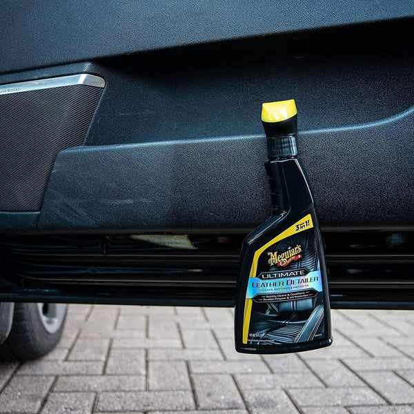 Meguiar's Ultimate Leather Detailer – Cleans, Conditions & Protects Car Leather, 16 oz