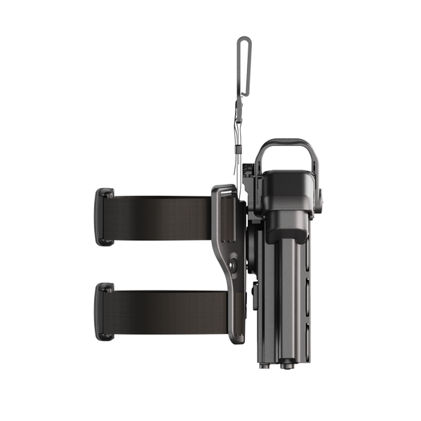 ORPAZ T41 PRO Universal Adjustable Left Handed Holster, Level 3 Security, Hood Guard & Magnetic Retention, Optics Ready OWB Polymer Duty Holster, Made in Israel Drop Leg