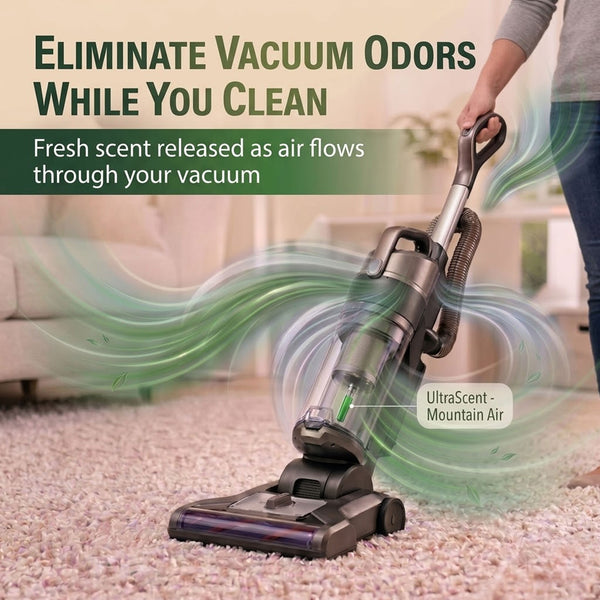 UltraScent Vacuum Stix Vacuum Deodorizer Sticks for All Vacuums, Long-Lasting Vacuum Air Freshener, Non-Toxic, Made in USA, 4-Packs 16-Stix Total in the Mountain Air Scent