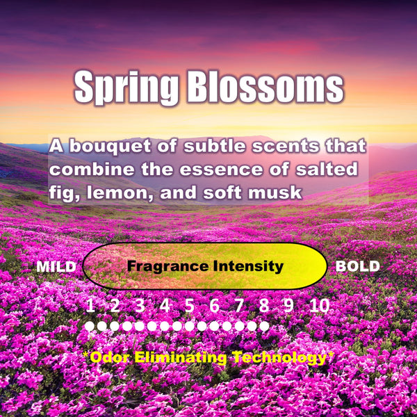 UltraScent Vacuum Stix Vacuum Deodorizer Sticks for All Vacuums, Long-Lasting Vacuum Air Freshener, Non-Toxic, Made in USA, 1-Pack w/ 4-Stix in the Spring Blossoms Scent