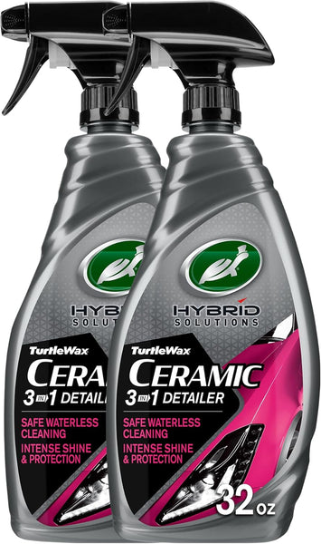 Turtle Wax Hybrid Solutions Ceramic 3-in-1 Detailer - 32 Fl Oz, 2 Pack
